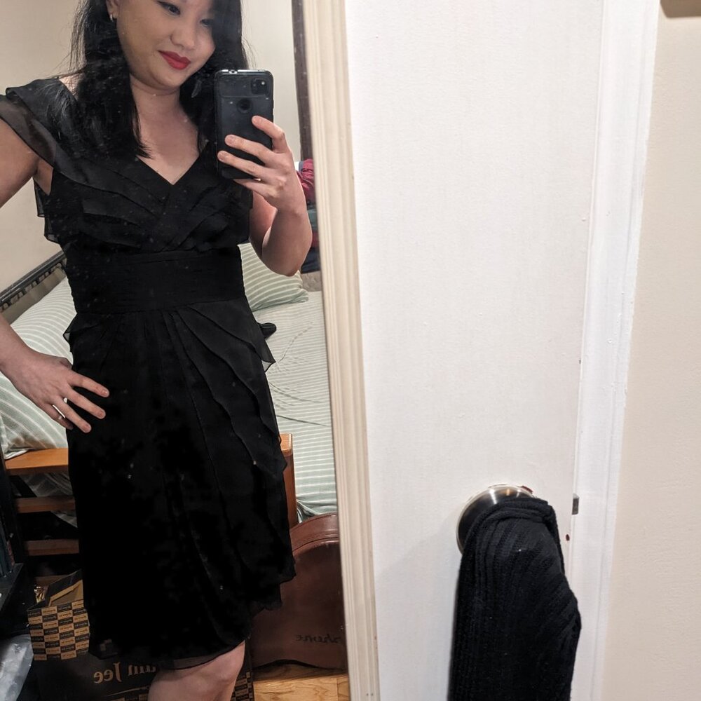 Black Dress women's size 6P